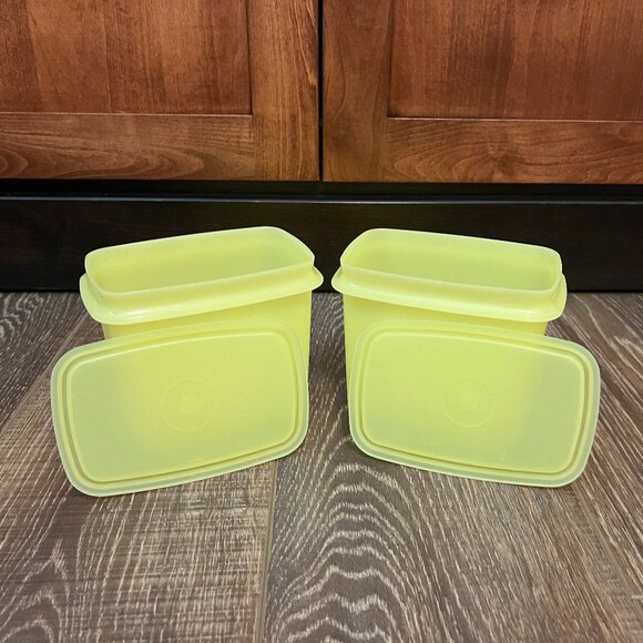 Vintage Tupperware Shelf Saver Stackable Container – Set of 2 - Picture 8 of 11